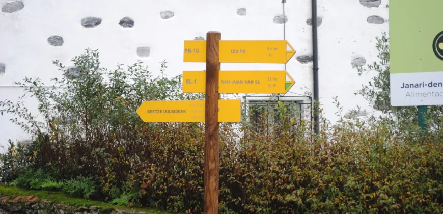 Dos casas independientes más local y jardín en Arantza